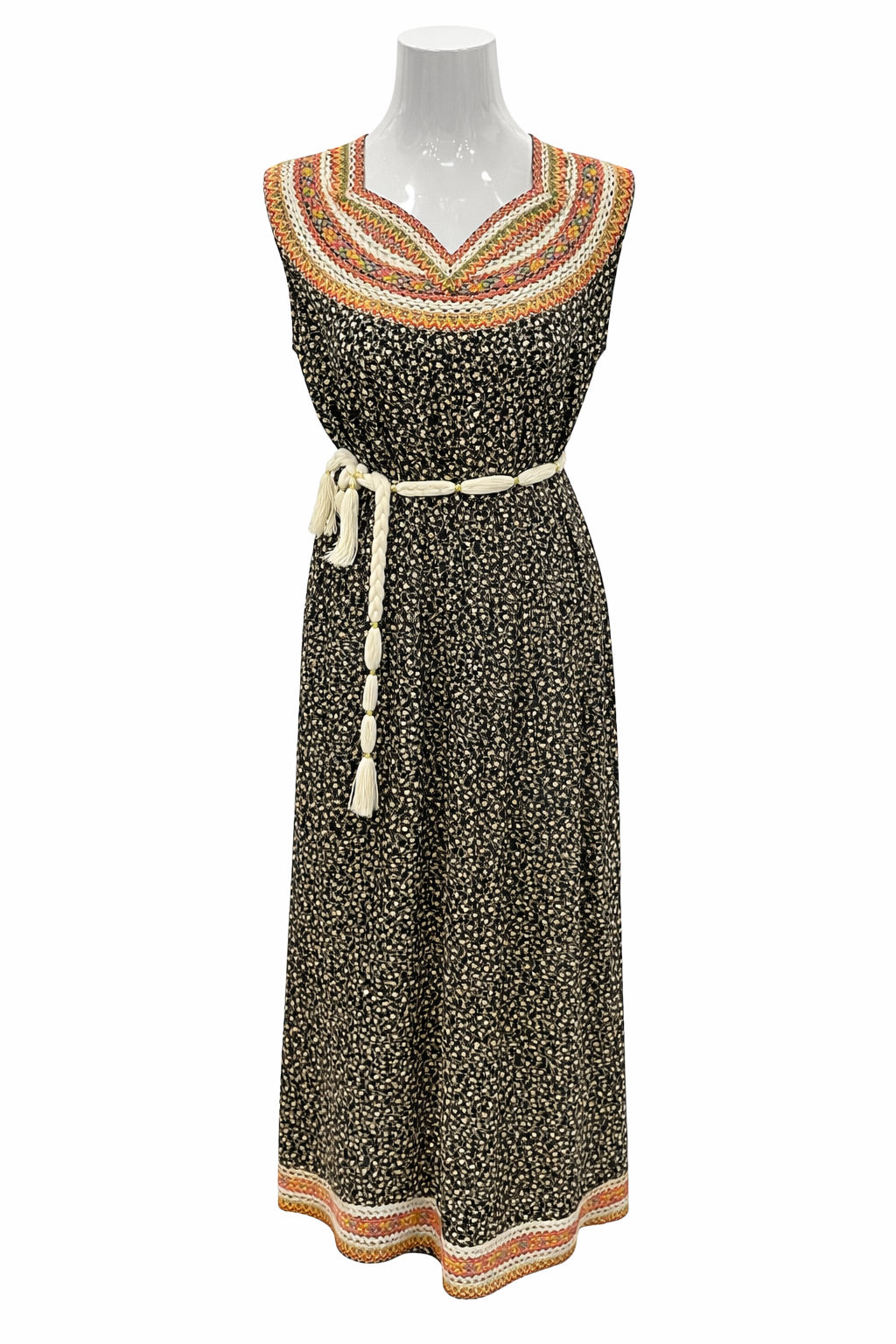 Robe Kabyle Traditionnelle - Caftan Asymétrique Jaune - Taille Unique (Neuf Sans étiquettes)