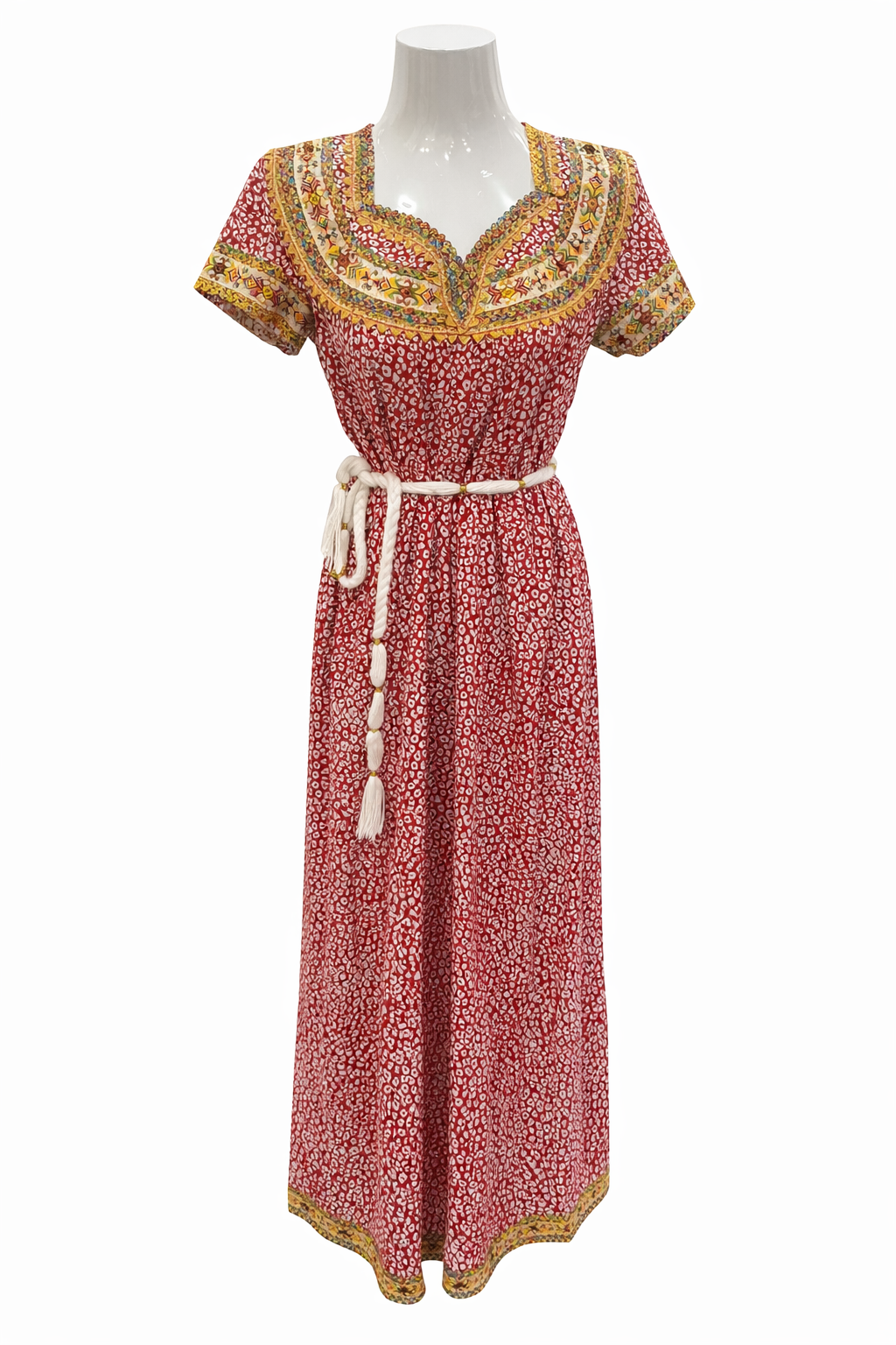 Robe kabyle léopard stylisé