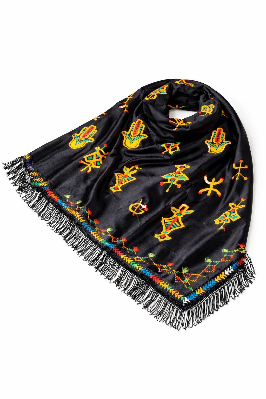 Foulard berbère + main de la Fatma