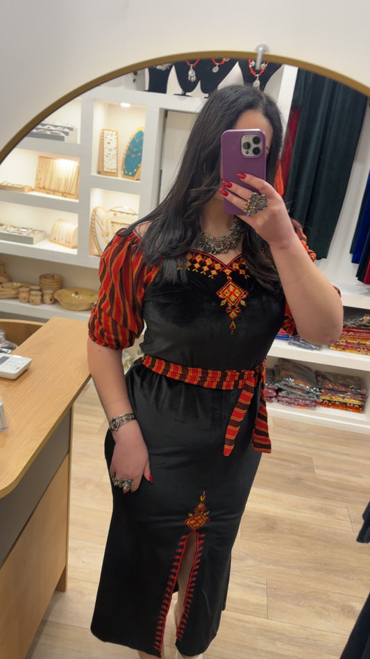 Robe katifa manches fouta