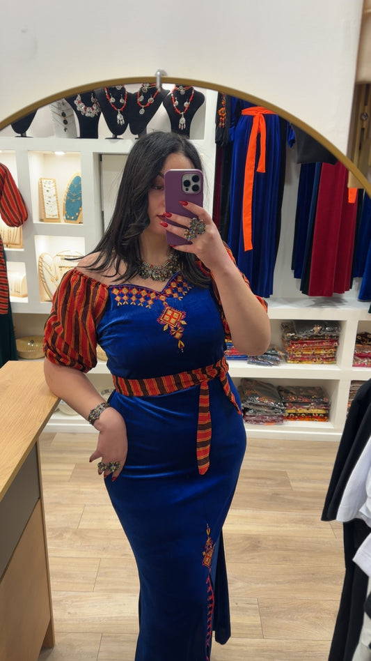 Robe katifa manches fouta